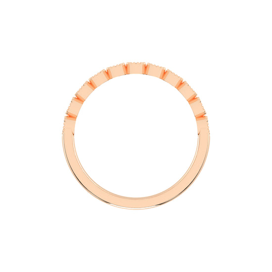 Eternelle bazel style eternity lab diamond ring