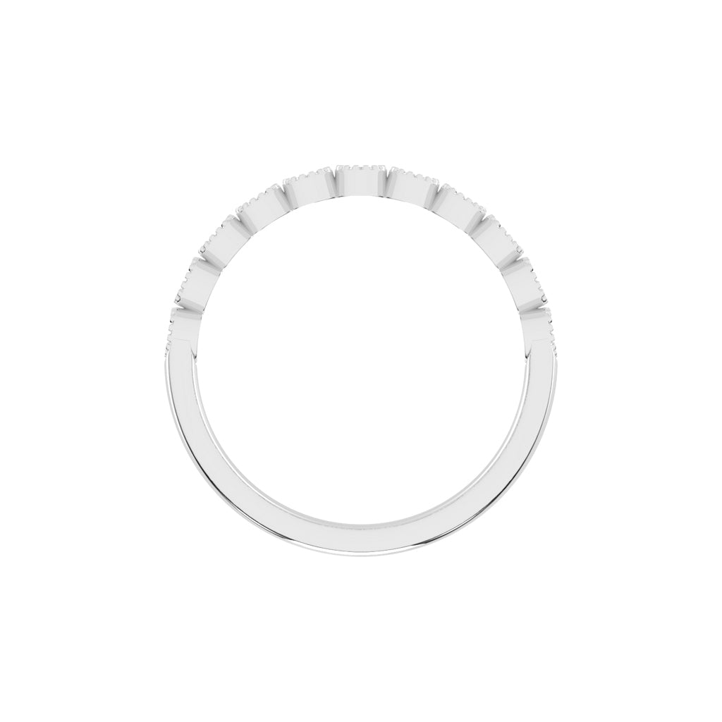 Eternelle bazel style eternity lab diamond ring