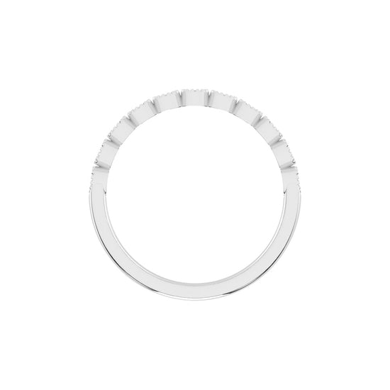 Eternelle bazel style eternity lab diamond ring