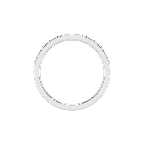 Gliss  round shape eternity lab diamond ring