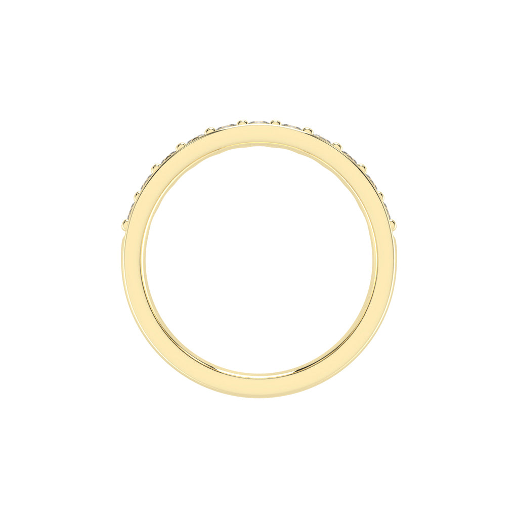 Gliss  round shape eternity lab diamond ring