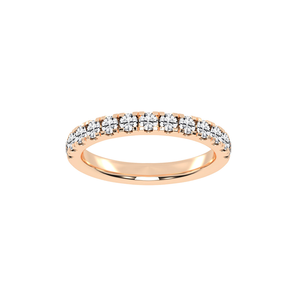 Radiance shared style eternity lab diamond ring