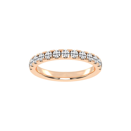 Radiance shared style eternity lab diamond ring