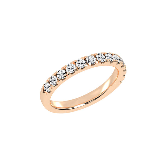 Radiance shared style eternity lab diamond ring