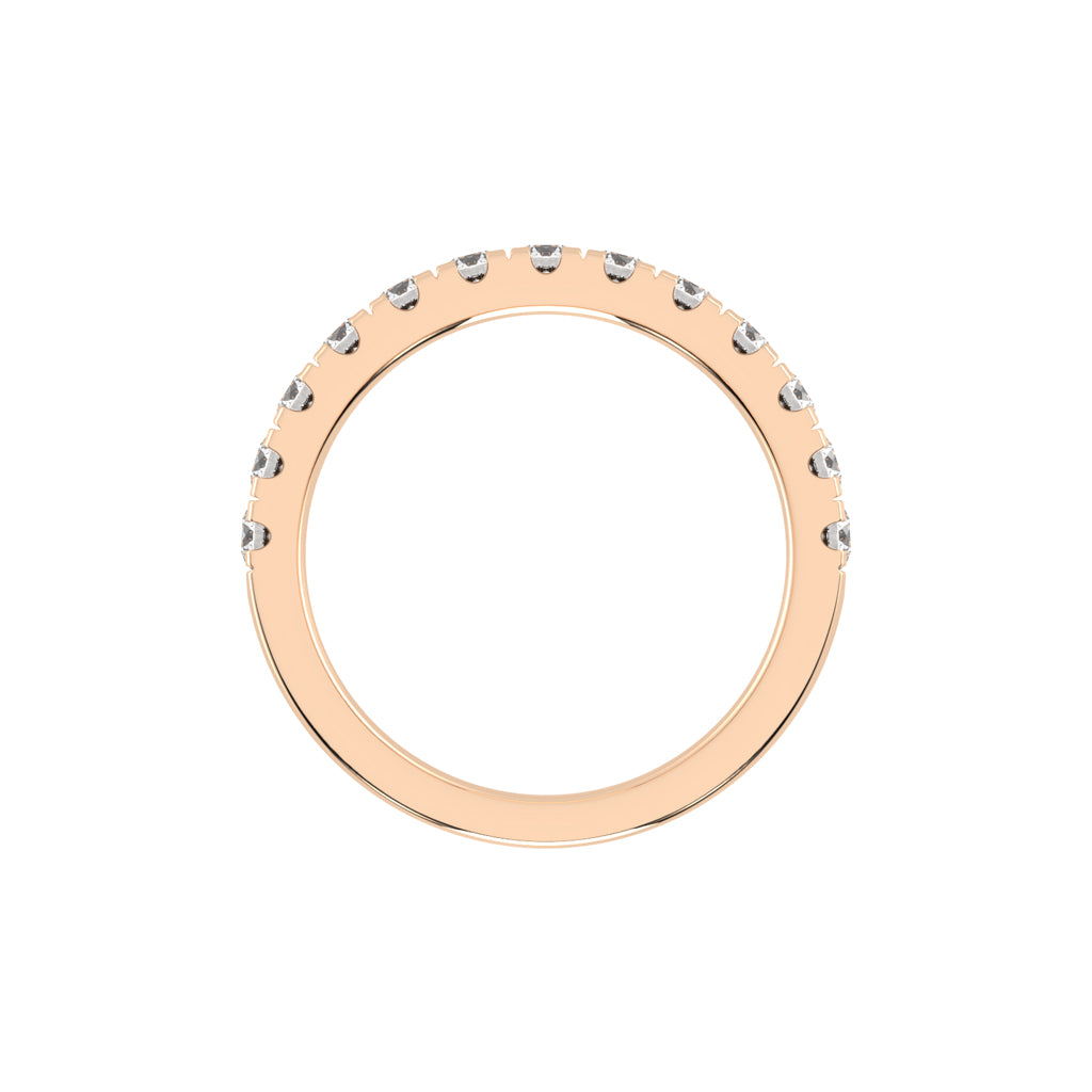 Radiance shared style eternity lab diamond ring