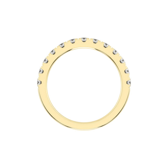 Radiance shared style eternity lab diamond ring