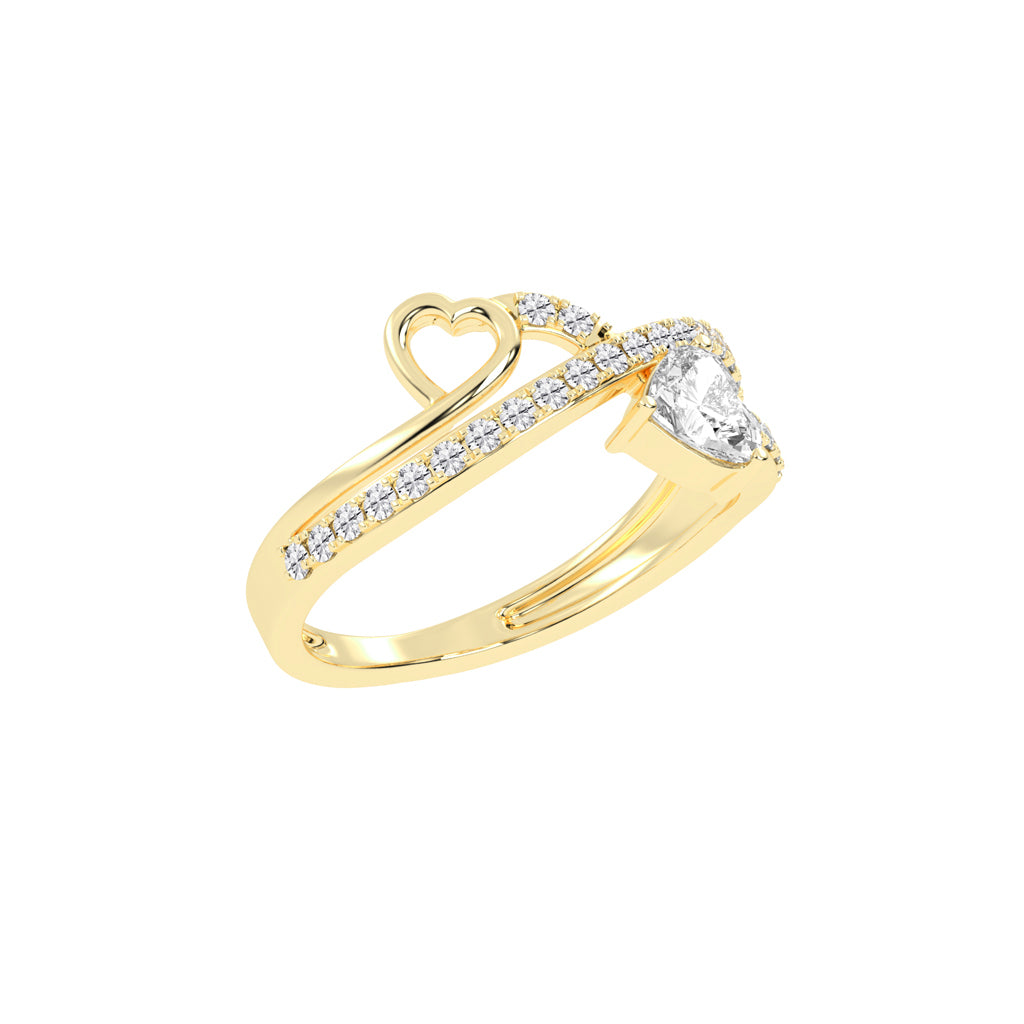 Infinite Love Heart Ring