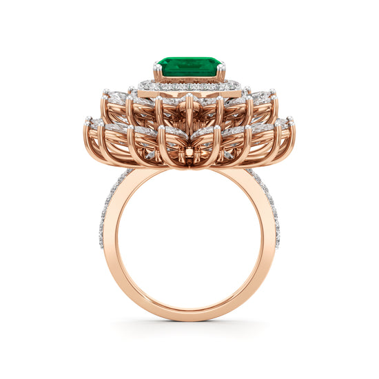 Aurelia Grand Floral Statement Ring
