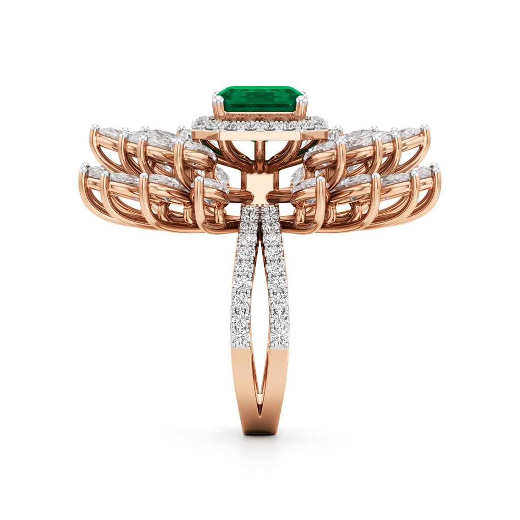 Aurelia Grand Floral Statement Ring