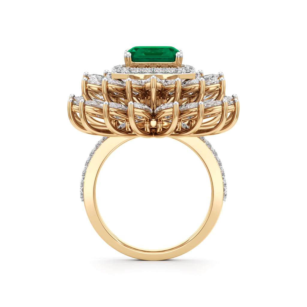 Aurelia Grand Floral Statement Ring