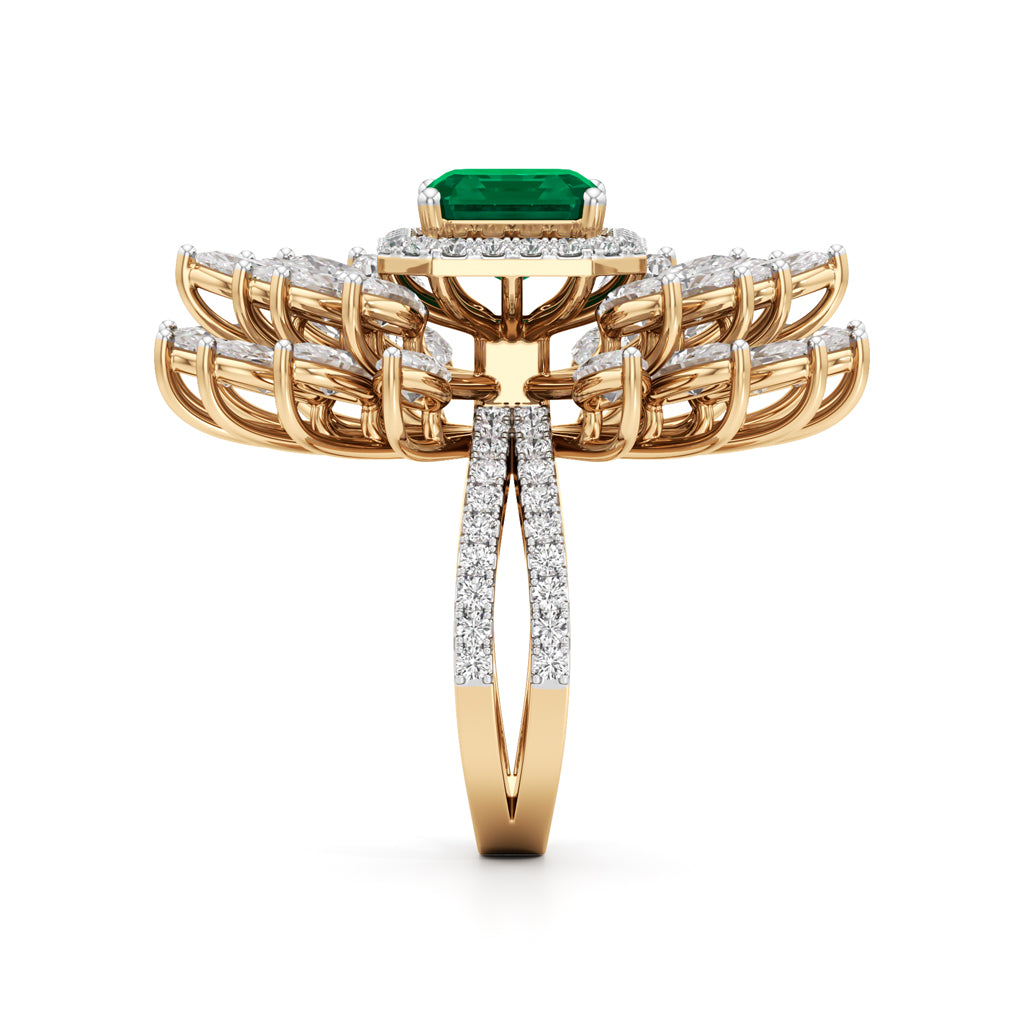 Aurelia Grand Floral Statement Ring