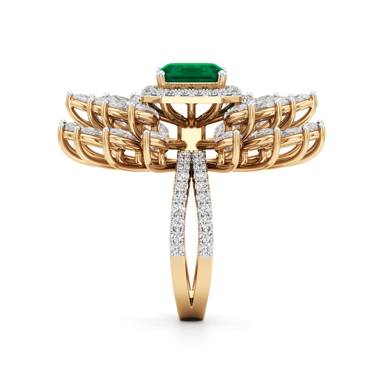 Aurelia Grand Floral Statement Ring