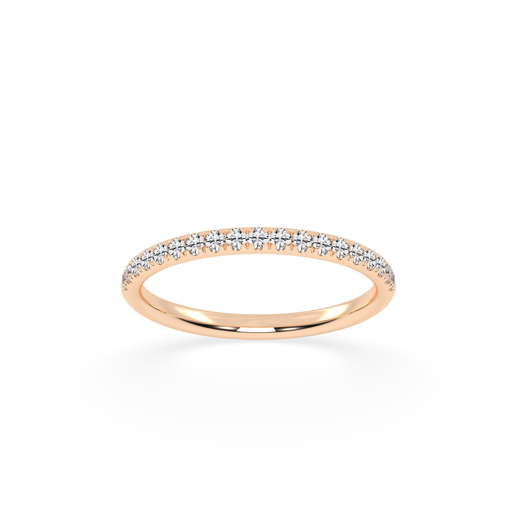 Serenite Surface Prong Delicate Lab Diamond Ring