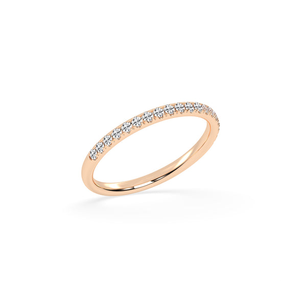 Serenite Surface Prong Delicate Lab Diamond Ring