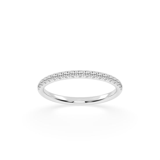 Serenite Surface Prong Delicate Lab Diamond Ring