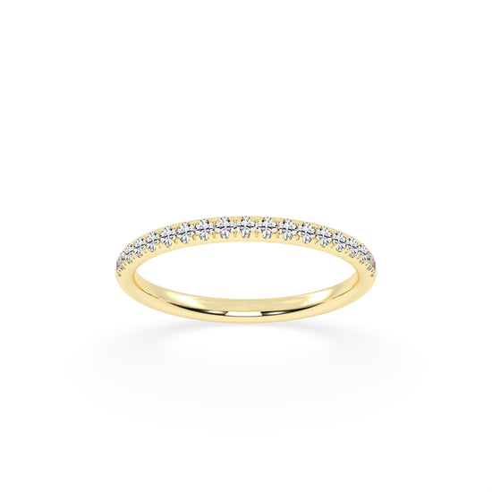 Serenite Surface Prong Delicate Lab Diamond Ring