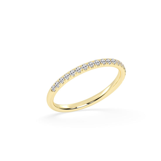 Serenite Surface Prong Delicate Lab Diamond Ring