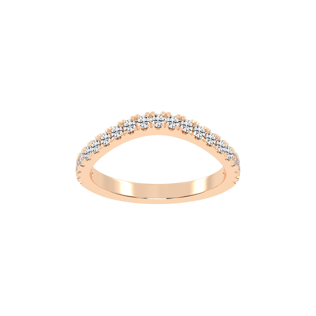 Adorelle Round Cut Delicate Lab Diamond Ring