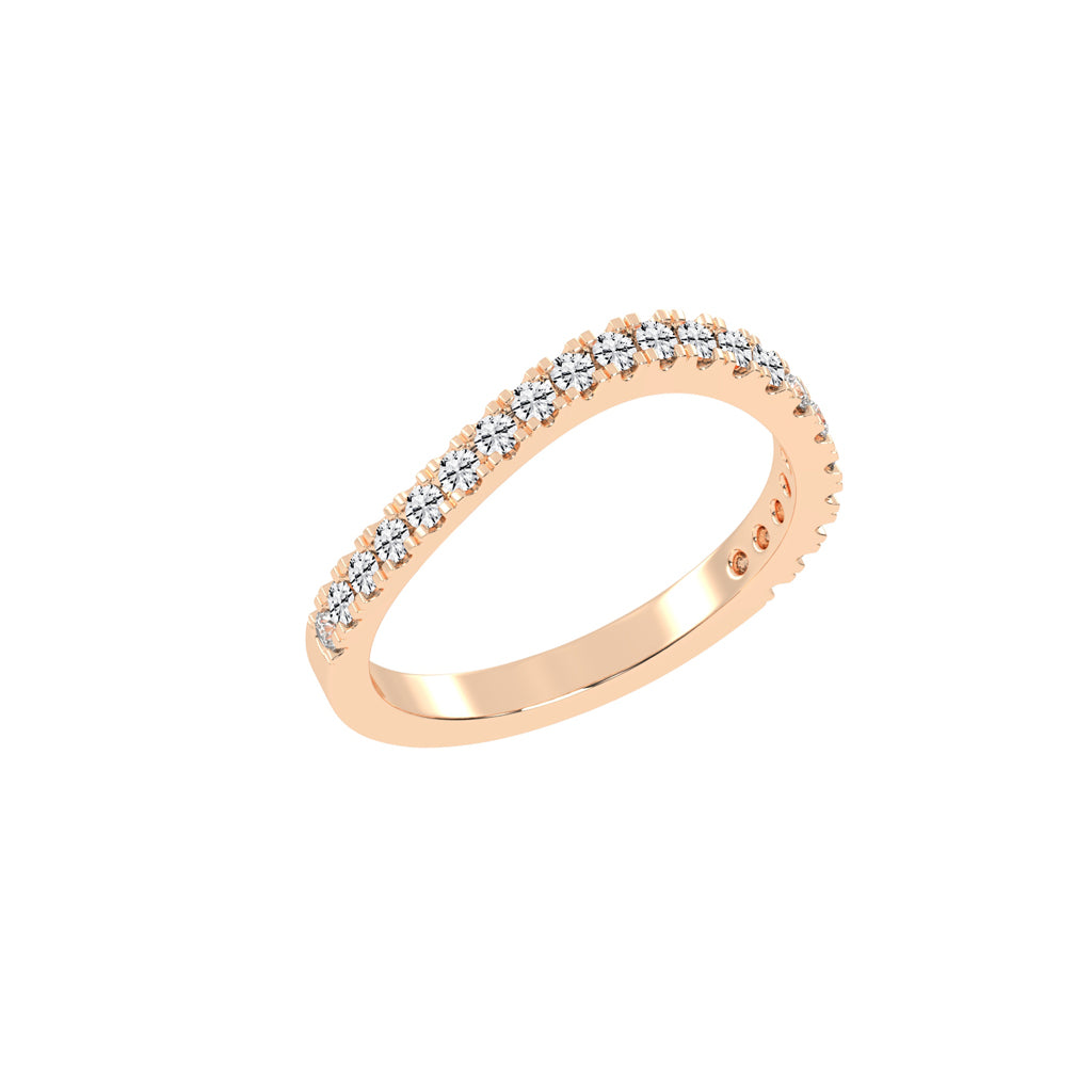 Adorelle Round Cut Delicate Lab Diamond Ring
