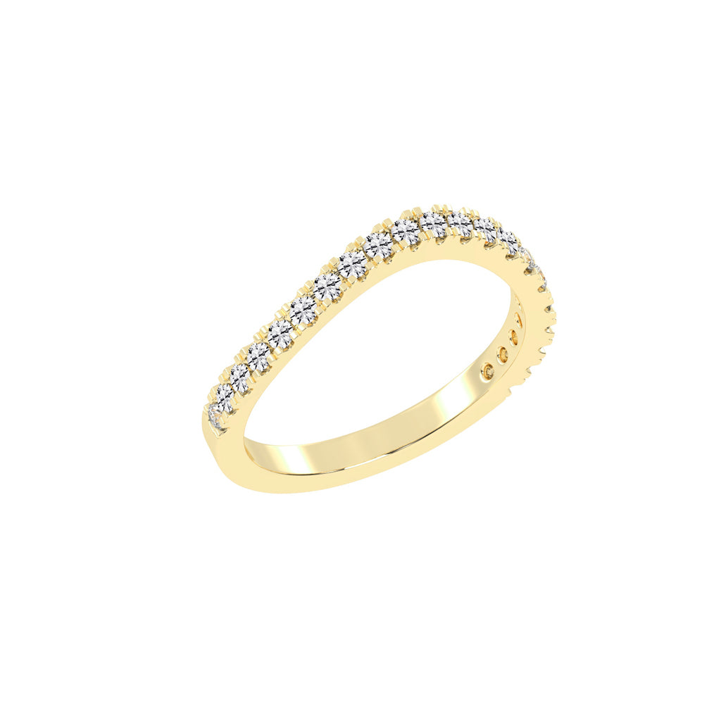 Adorelle Round Cut Delicate Lab Diamond Ring