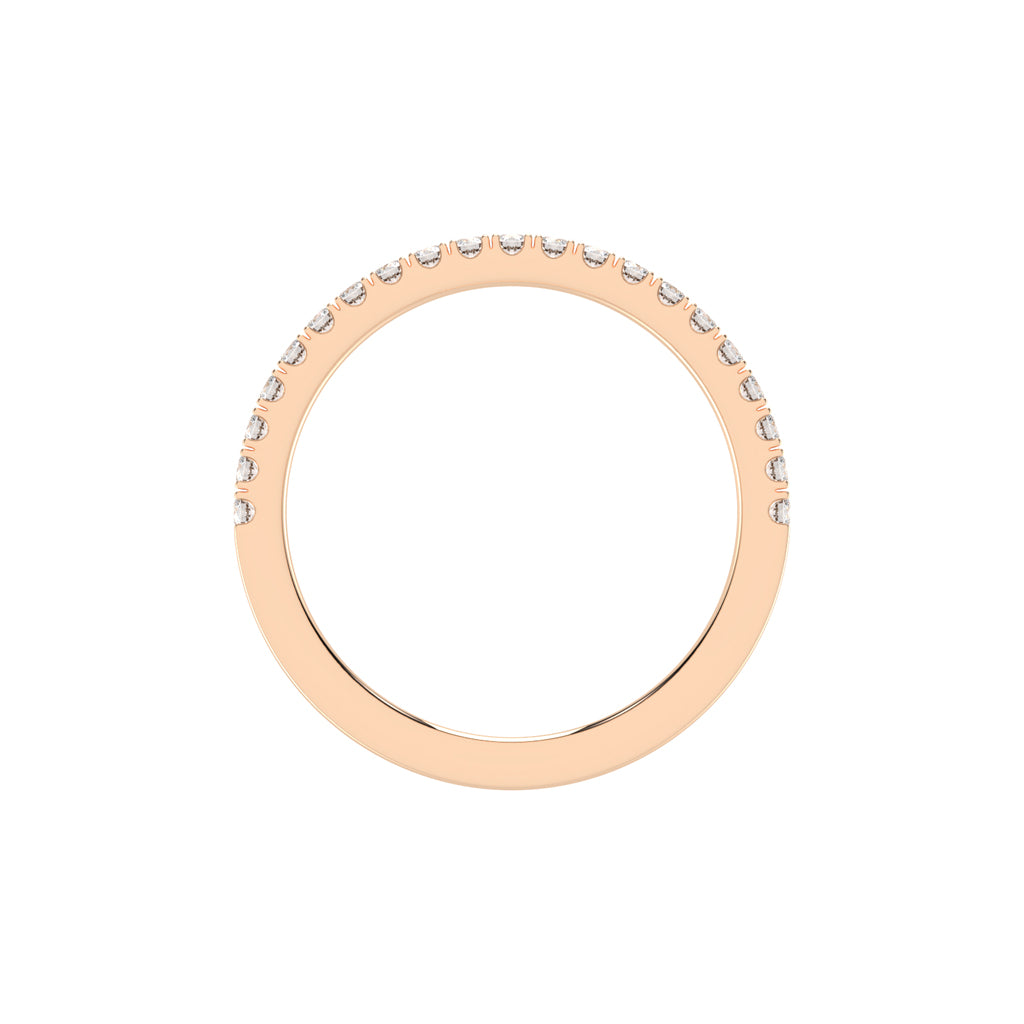 Emoria Shared Prong Eternity Lab Diamond Ring