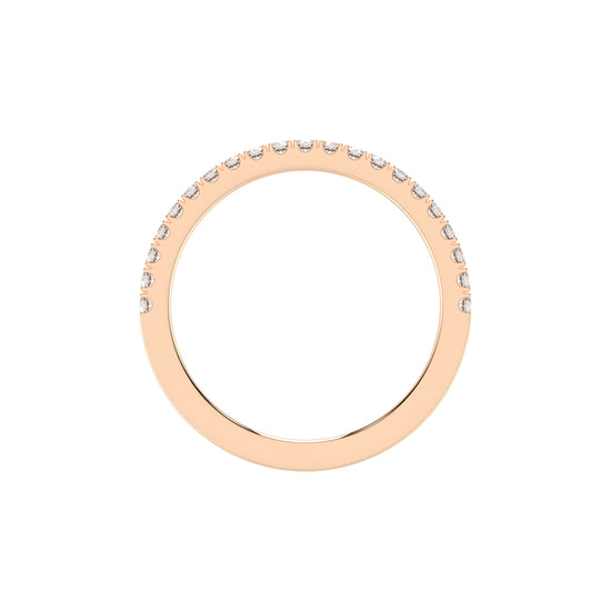 Emoria Shared Prong Eternity Lab Diamond Ring