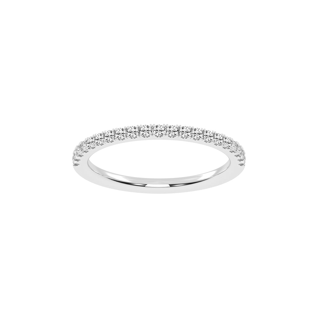 Emoria Shared Prong Eternity Lab Diamond Ring