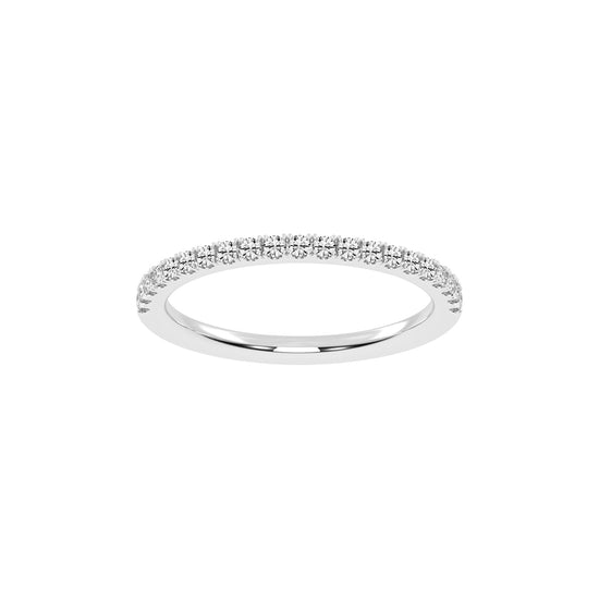 Emoria Shared Prong Eternity Lab Diamond Ring
