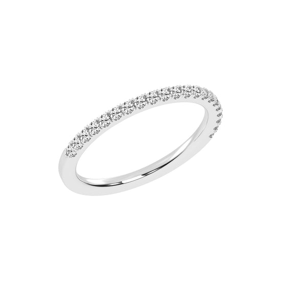 Emoria Shared Prong Eternity Lab Diamond Ring