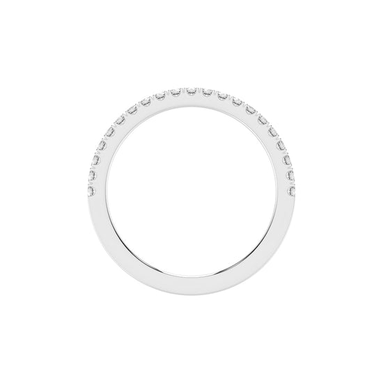Emoria Shared Prong Eternity Lab Diamond Ring