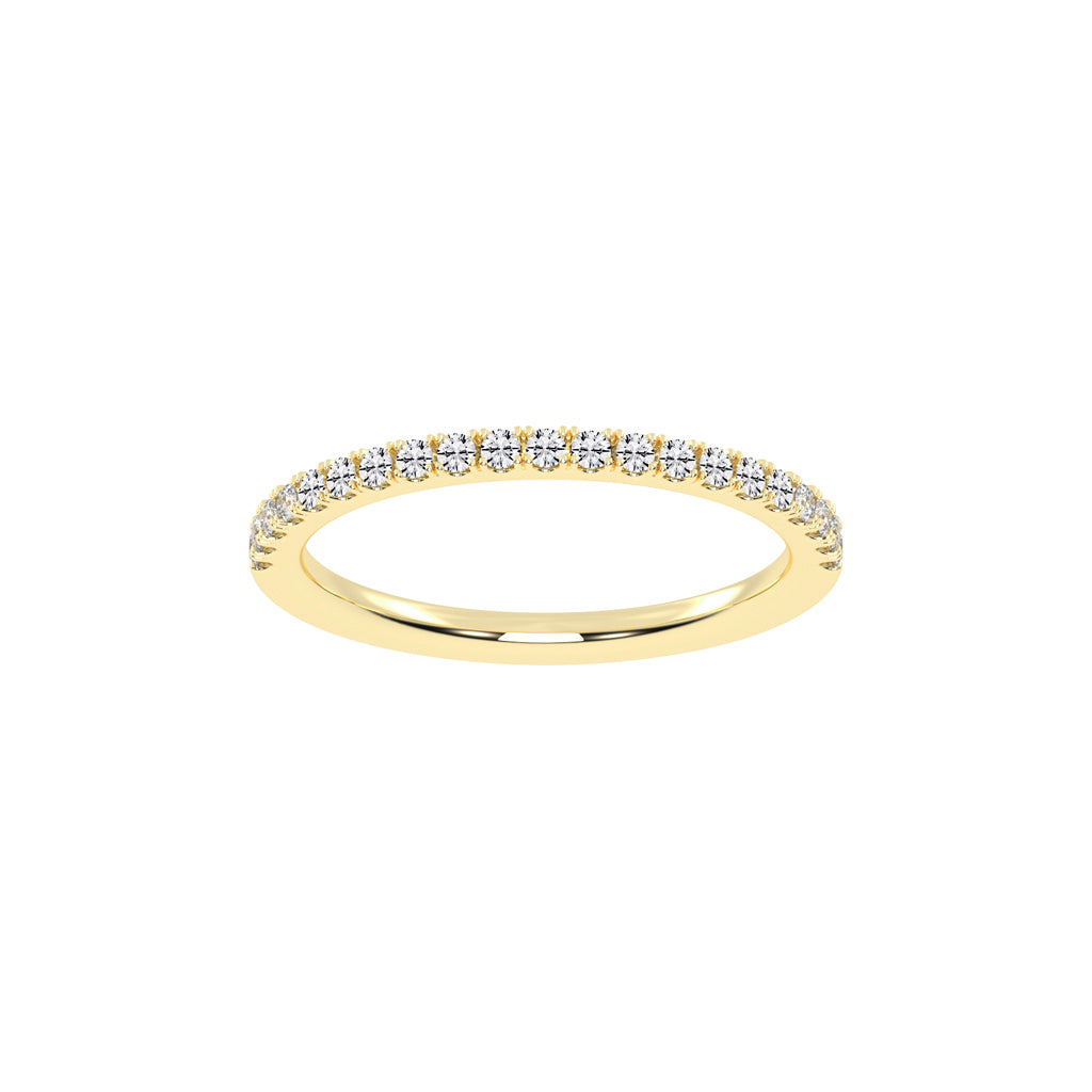 Emoria Shared Prong Eternity Lab Diamond Ring