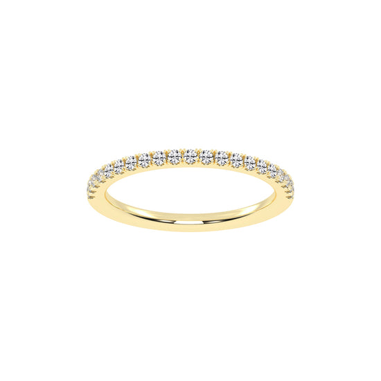 Emoria Shared Prong Eternity Lab Diamond Ring