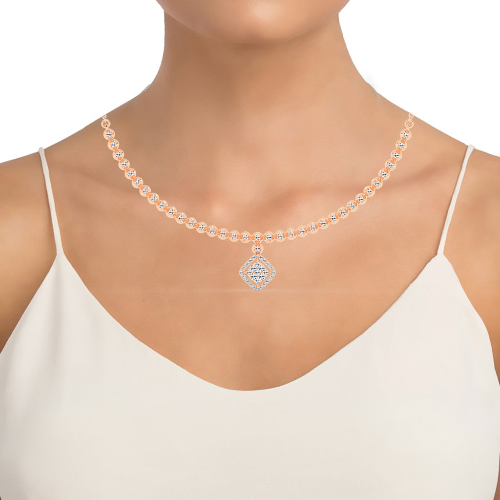 Celeste Radiance Diamond Necklace