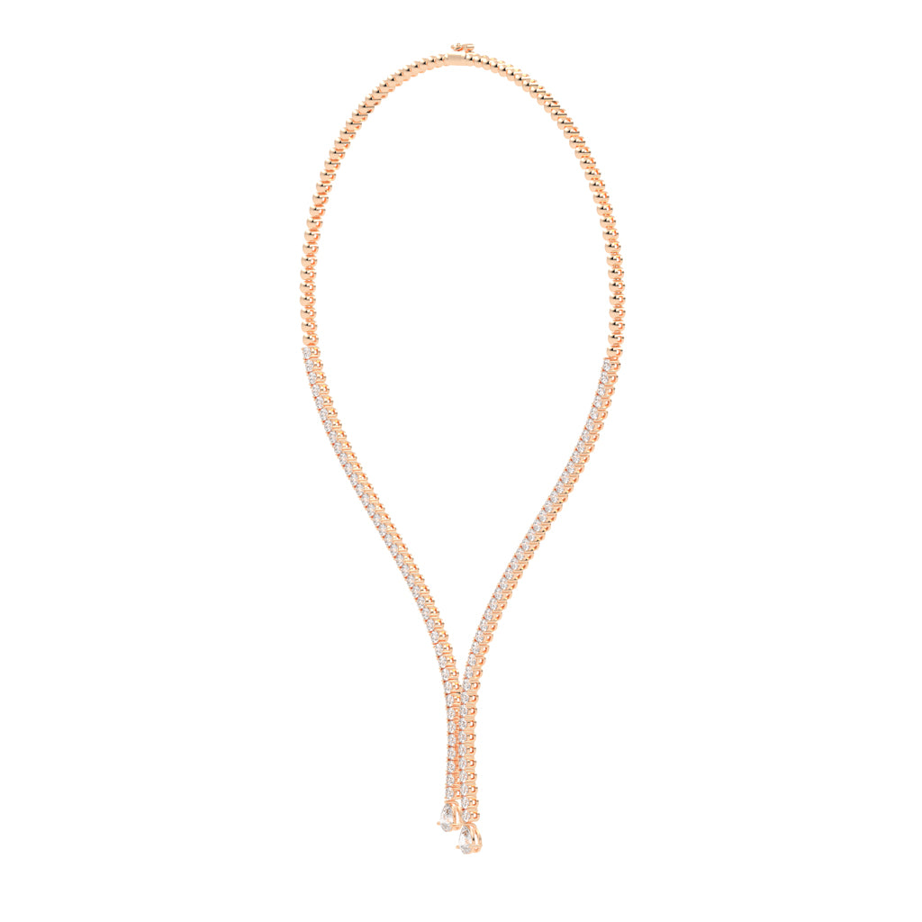 Seren Twist Lariat Necklace