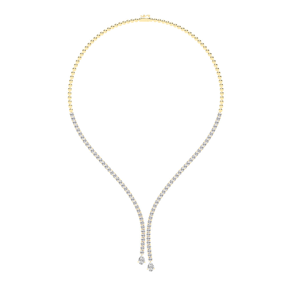 Seren Twist Lariat Necklace