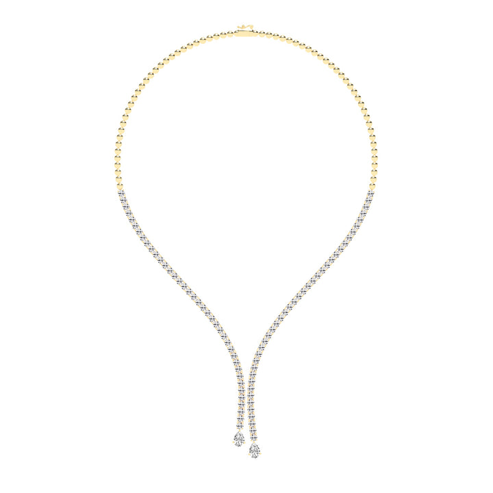 Seren Twist Lariat Necklace