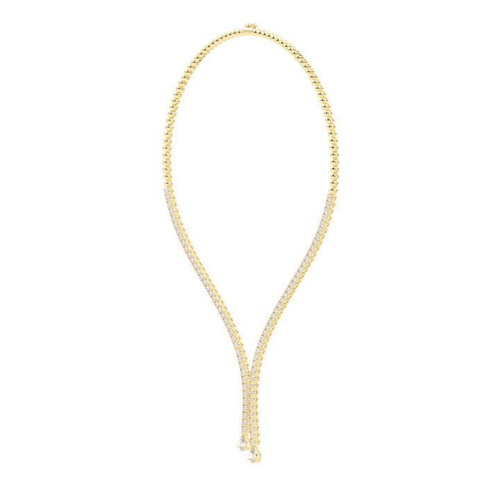 Seren Twist Lariat Necklace