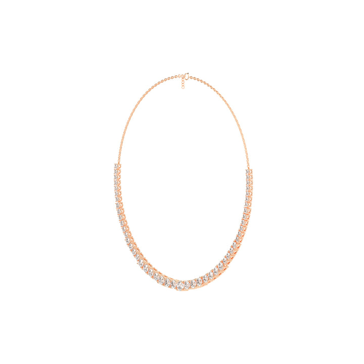 Lunaria Graduated Diamond Necklace