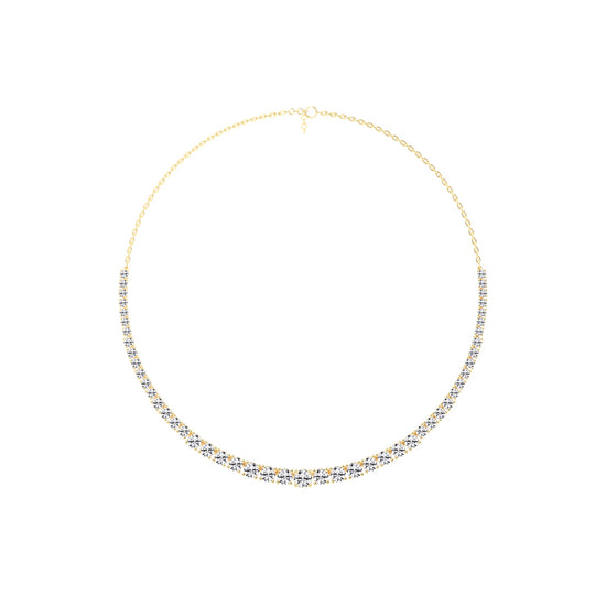 Lunaria Graduated Diamond Necklace