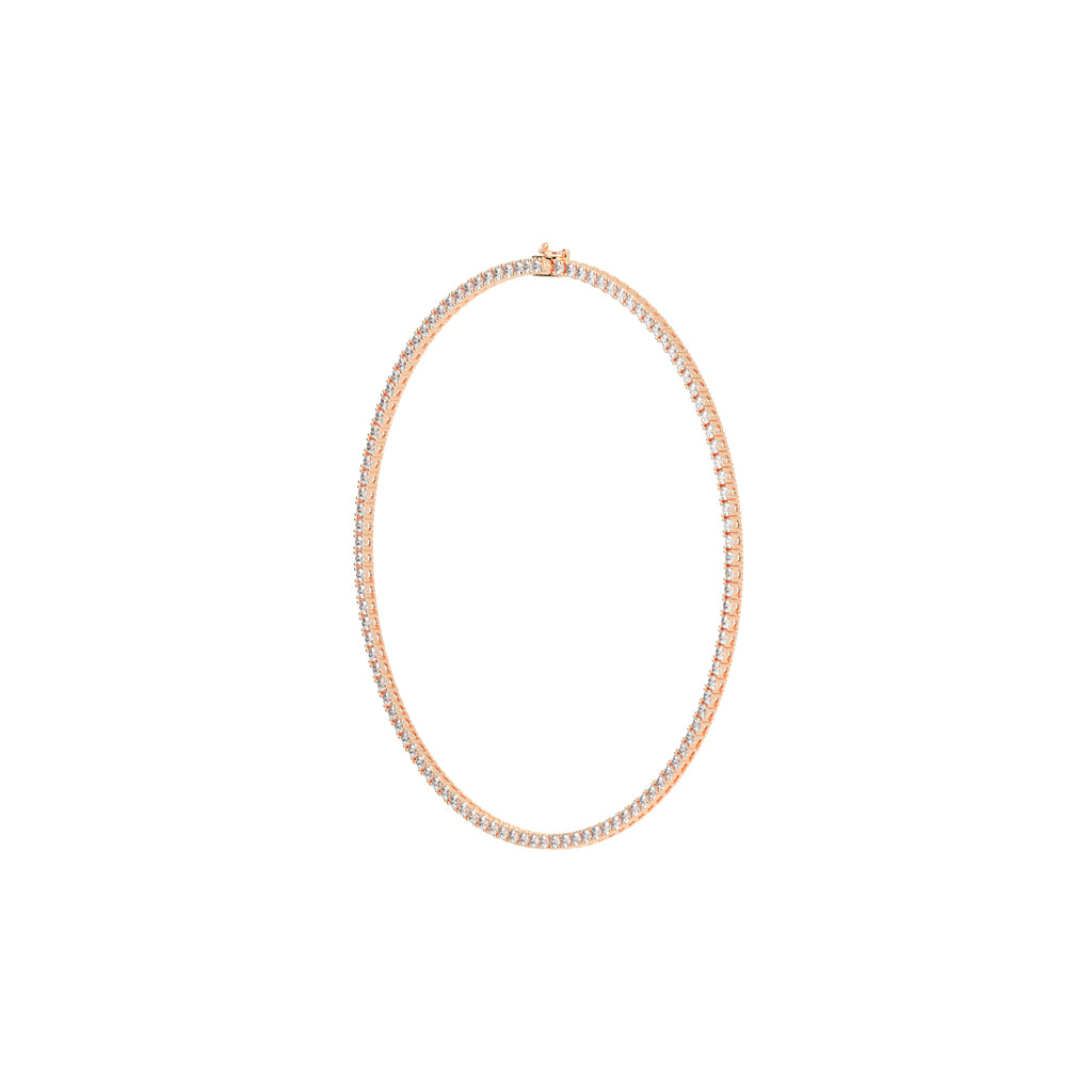 Aurelia Luxe Gold Tennis Necklace