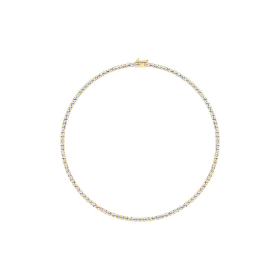 Aurelia Luxe Gold Tennis Necklace