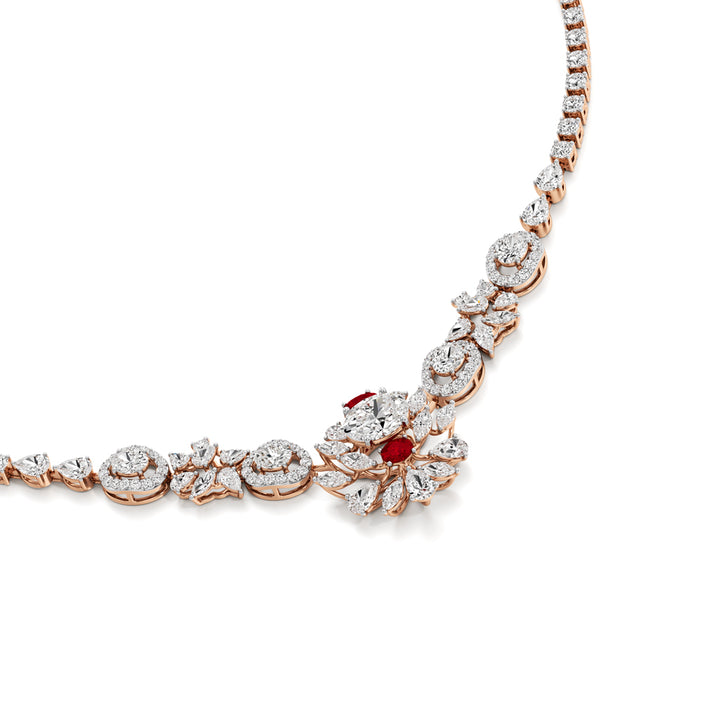 Regal Ruby Radiance Necklace