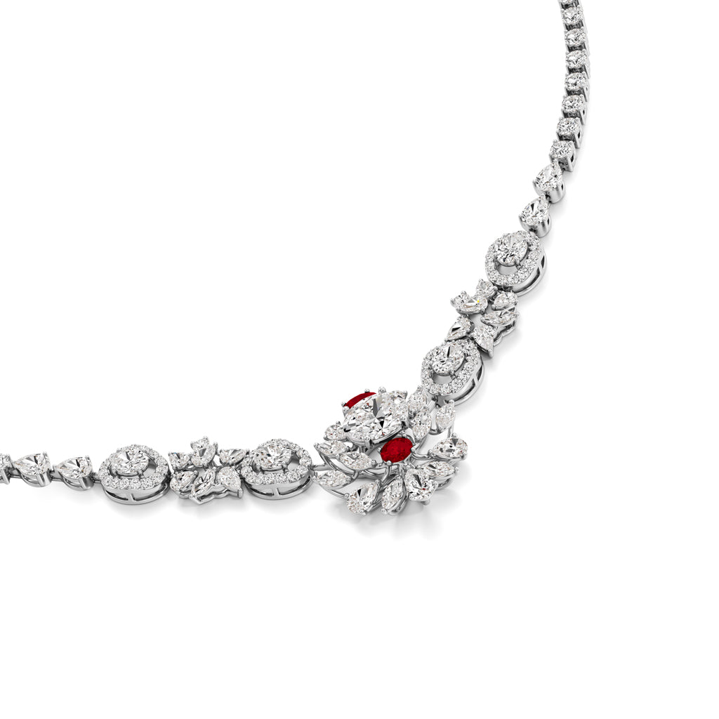 Regal Ruby Radiance Necklace