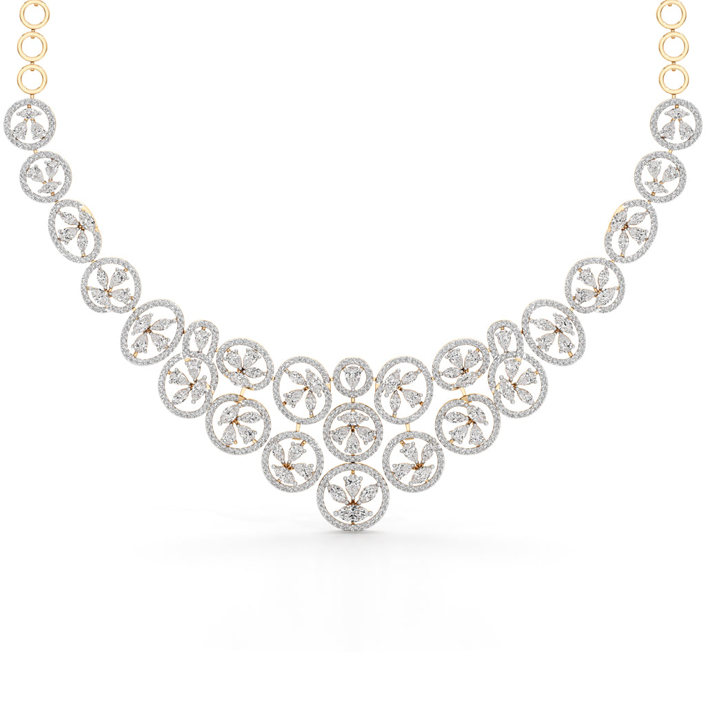 Radiant Bloom Designer Necklace