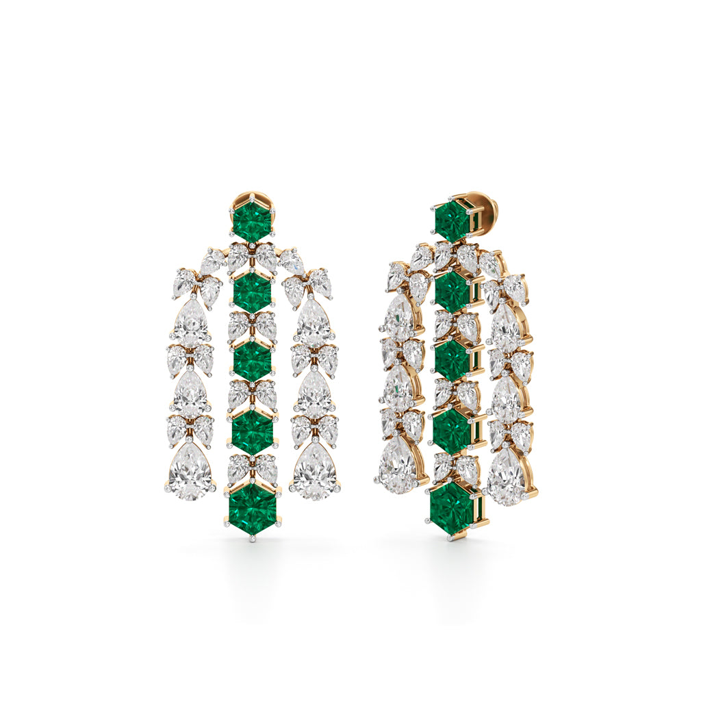 Regal Radiance Dangle Earrings