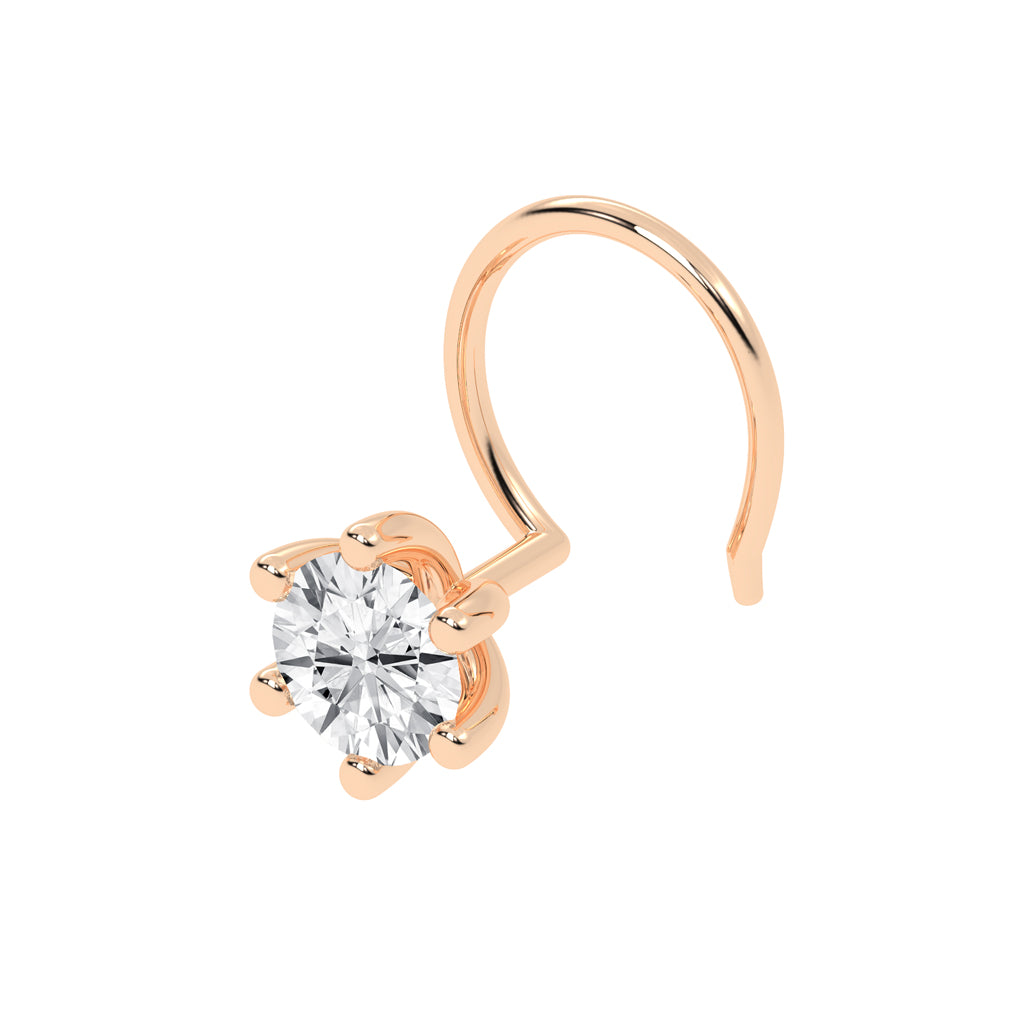 Elara Bloom Rose Nose Pin