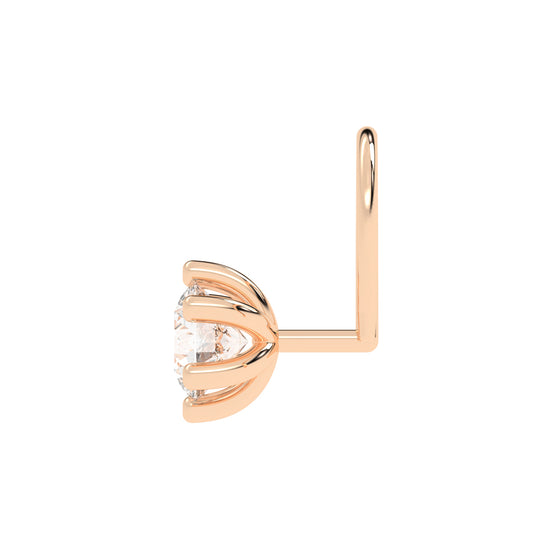 Elara Bloom Rose Nose Pin