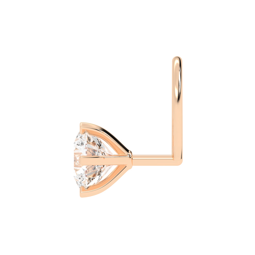 Brilliant Solitaire Nose Pin