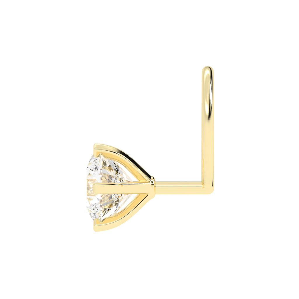 Brilliant Solitaire Nose Pin