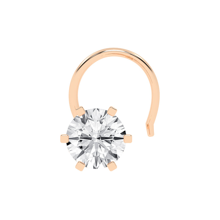 Solitaire Splendour Diamond Nose Pin